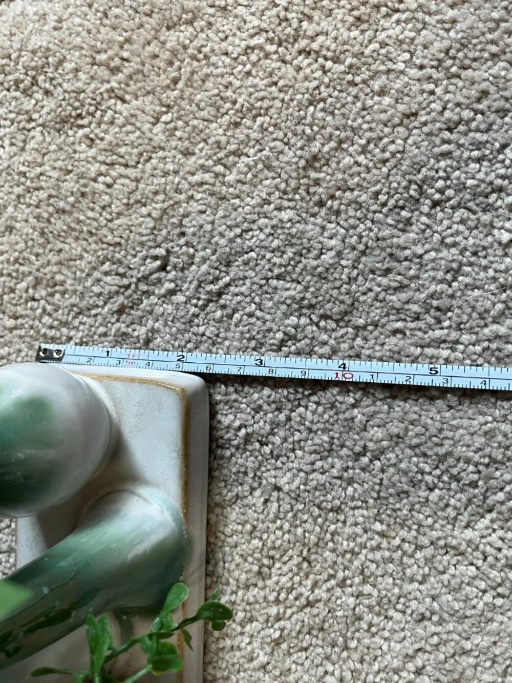 Tag Flourish Bud Vase Green Reactive Glaze